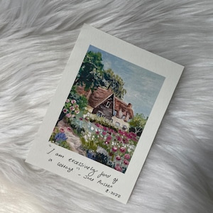 Austen’s cottage *SKETCHBOOK PAGE PRINT*