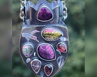 Rose Symphony Vase Lantern. Pink, Purple, Raw, Organic, Earthy, Wabi Sabi, Enlightenment, Meditation, Boho, Bohemian, Light in Darkness