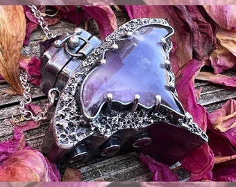 Reserved for boxinghelena. Payment 3 of 3. Purple Bat Lantern Locket