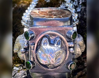 Magic Squirrel Cube. Raw, Organic, Earthy, Wabi Sabi, Boho, Bohemian, Fidget, Mental Health, Stress Relief, Pillbox, Keepsake