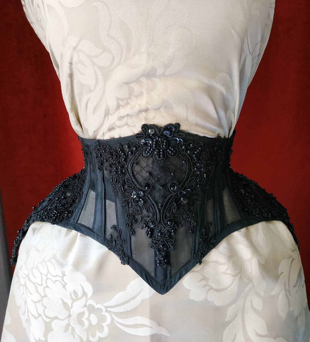 K084 - Waspie - Black / Bordeaux main image 1