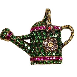 Heidi Daus Watering Can Brooch