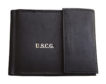 U.S. Coast Guard Genuine Leather Wallet
