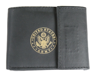 U.S. Army Emblem Leather Wallet