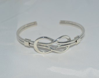 Pulsera infinity sterling Silver Cuff