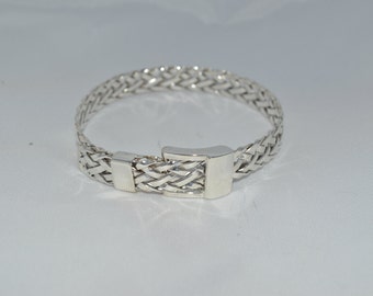 Sterling Silver Fully adjustable bangle bracelet