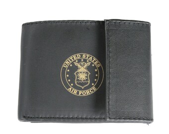U.S. Air Force Emblem Leather Wallet