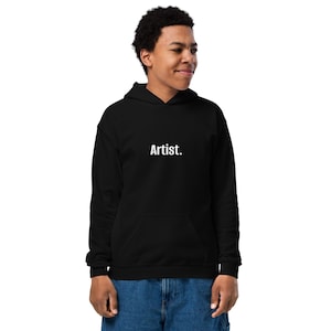 Artist. Youth heavy blend hoodie sweatshirt for kids. kids sweatshirt