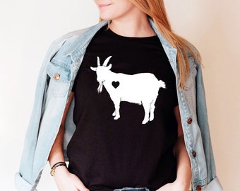 Goat Love Shirt Farm Shirt Goat Shirt Cute Animal Shirt Goat Gifts Funny Graphic Tee Goat Lover Gift Animal Lover Shirt Gift For Friend