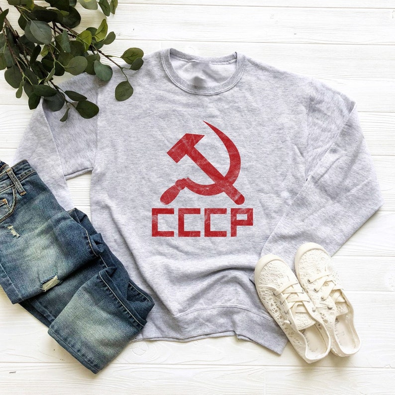 CCCP tshirt hammer sickle shirt funny tees sayings tumblr | Etsy