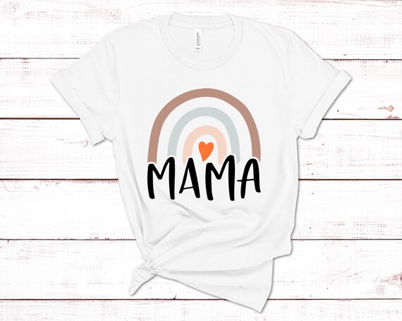 Rainbow Mama Shirt Pregnancy Announcement Shirt Pregnancy Gift | Etsy