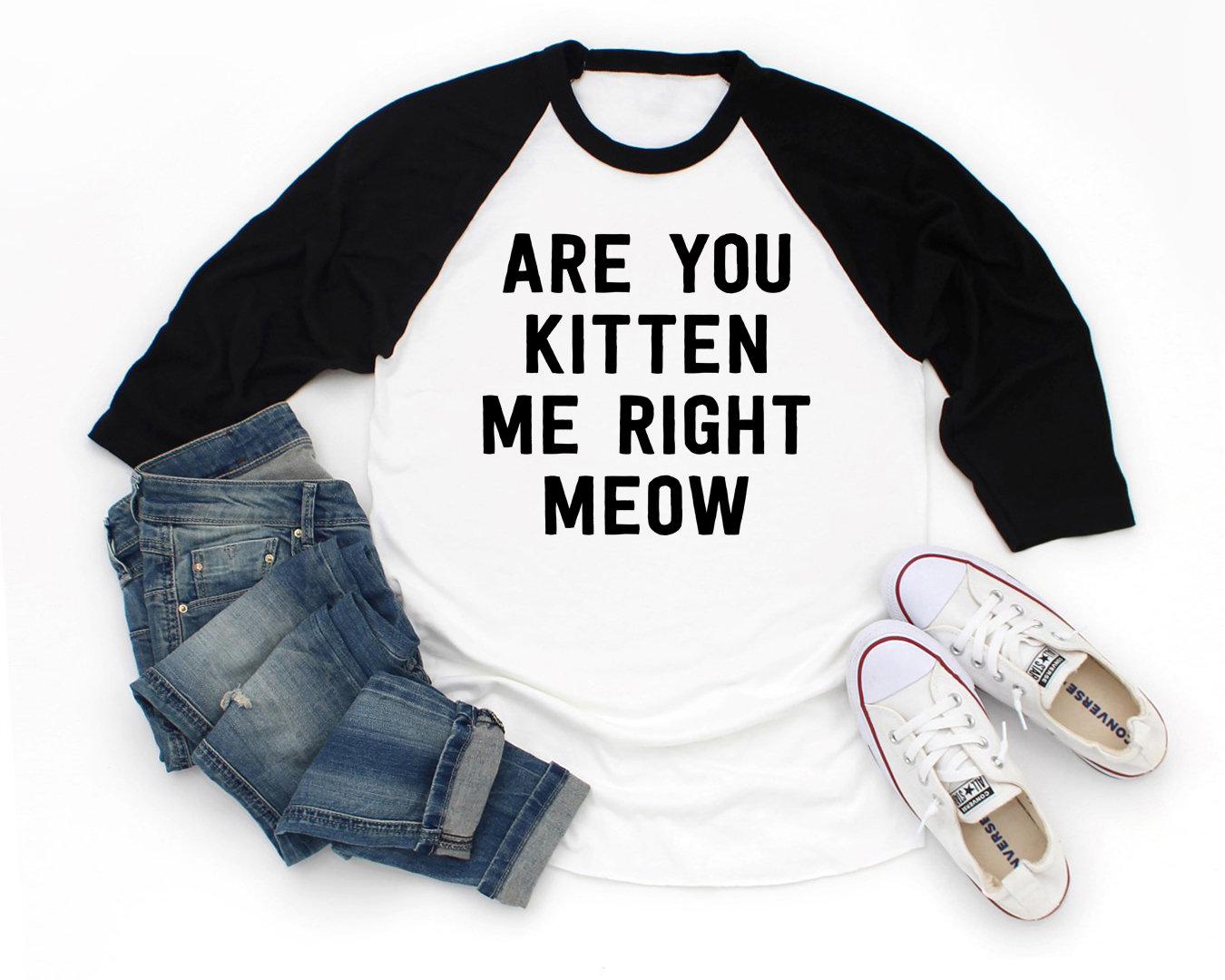 Are you kitten me right meow shirt cat tee shirt funny animal Etsy
