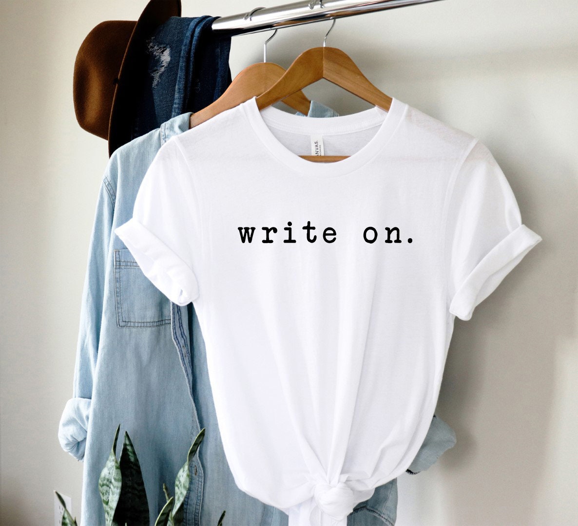 Write on Shirt Writers Gift Funny Shirt 