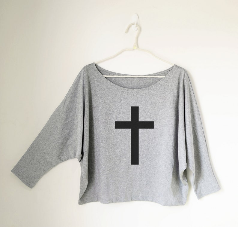 Cross shirt graphic tee women gifts christian t shirt jesus | Etsy