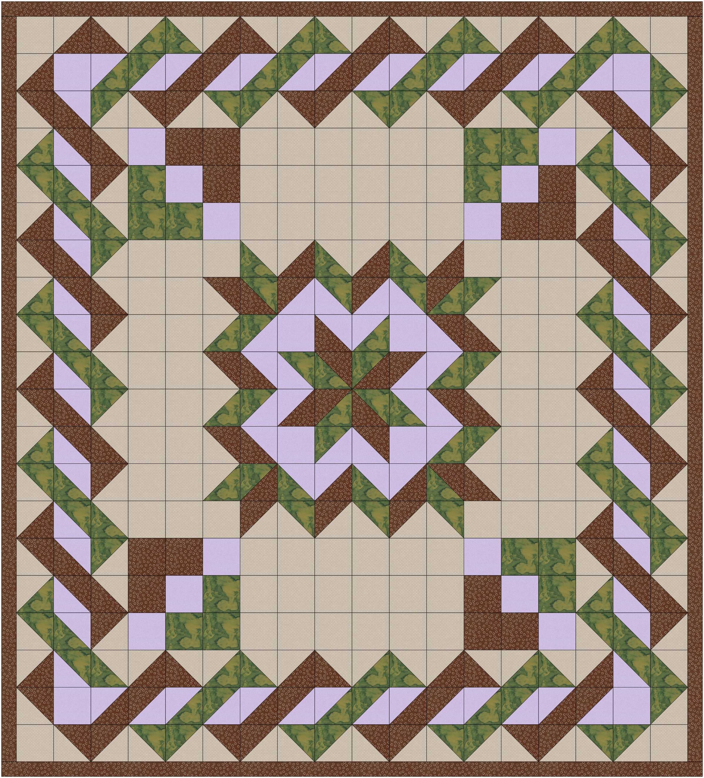 PDF Queen Size Quilt Pattern Etsy