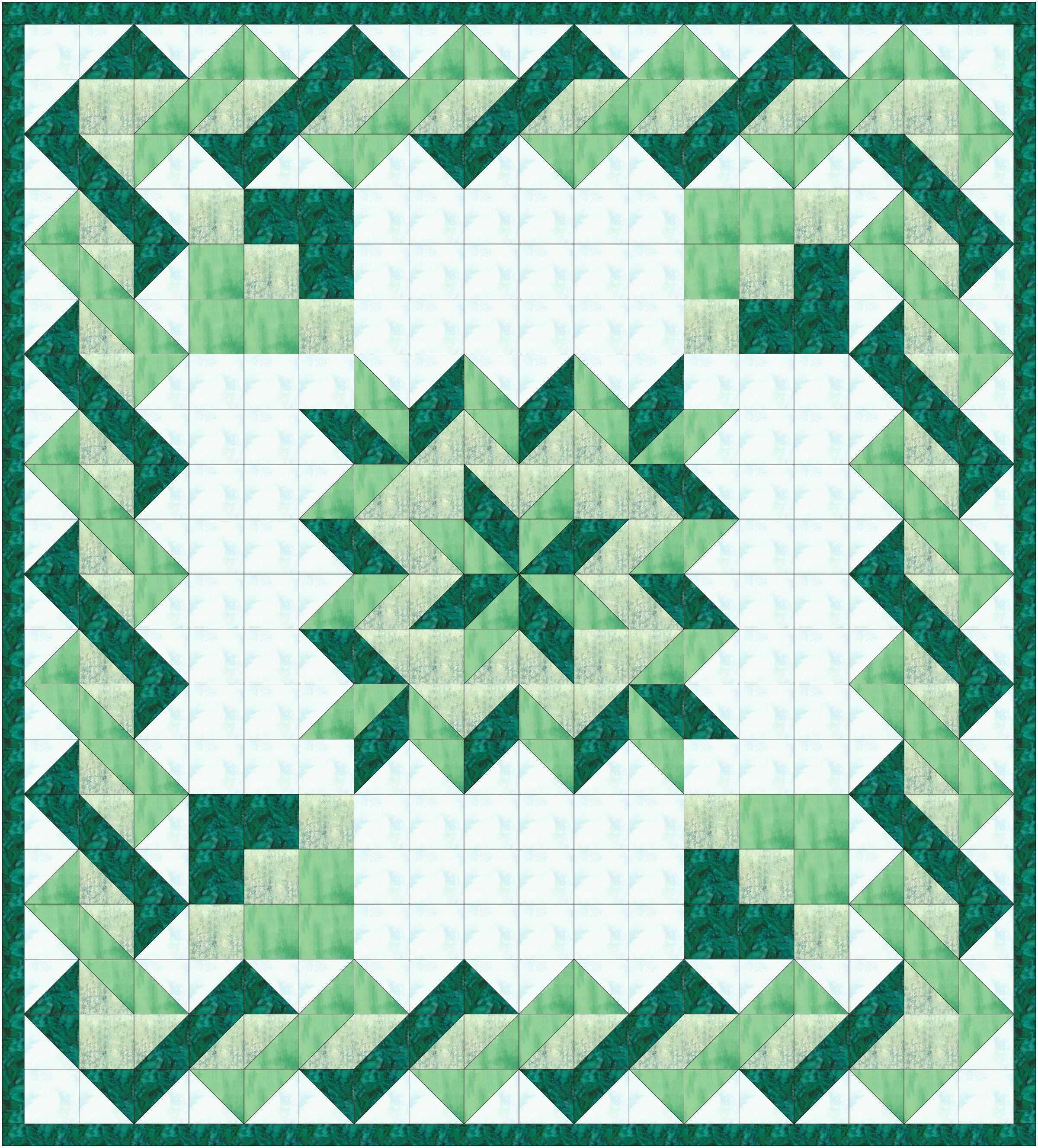 PDF Queen size Quilt Pattern