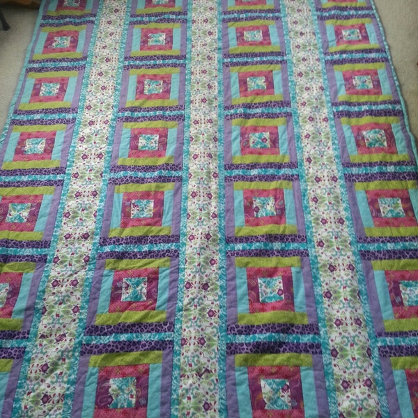 Queen Size Quilt Homemade Etsy