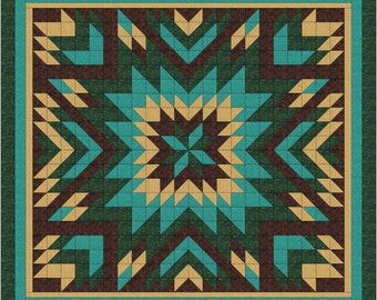 PDF Kingsize quiltpatroon