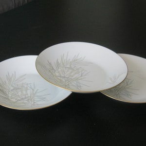Set of 3 Rosenthal Mid Century Raymond Loewy &quot;Grasses&quot;  8 3/4 inch Soup Bowls