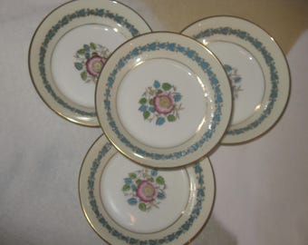 Set di 4 ciotole per frutti di bosco/salse Wedgwood Westland da 12,7 cm con decorazione floreale*