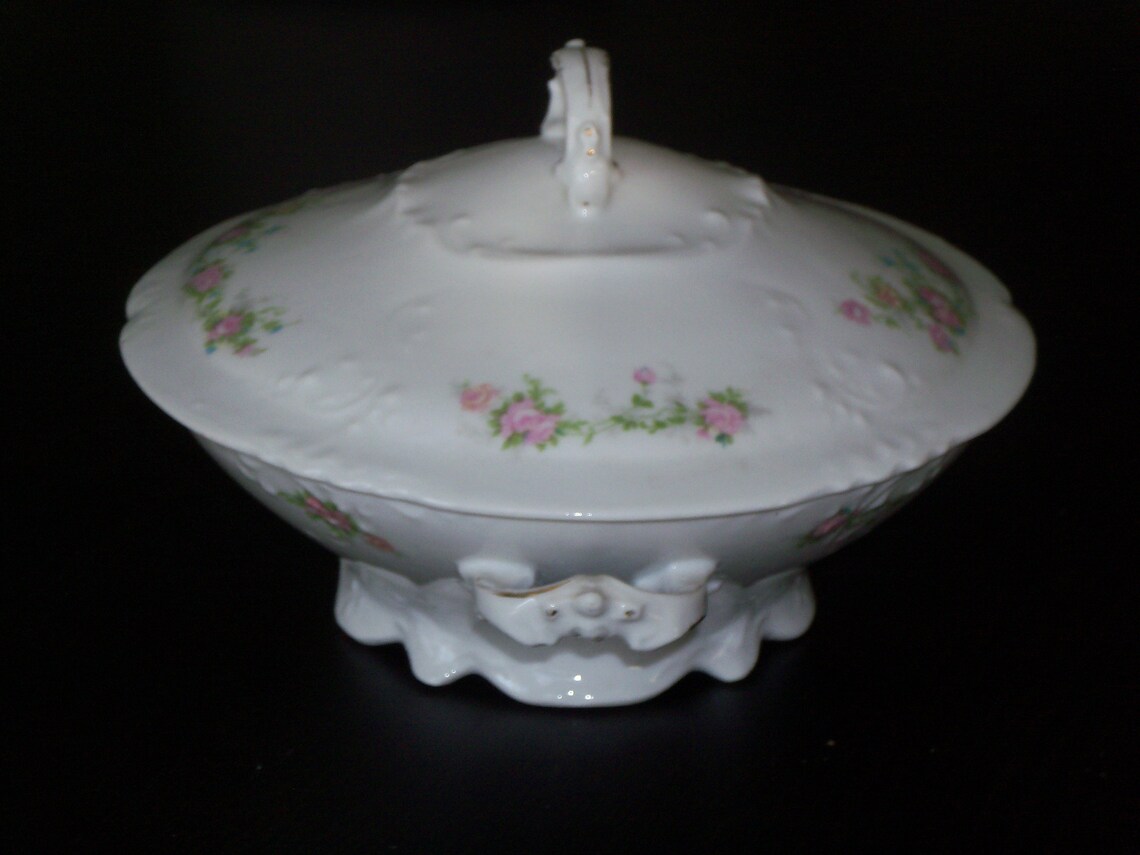 New Habsburg Austria China 8 1/2 inch Round Covered Caserole Etsy