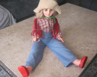 Vintage Uneeda Doll Co 24 inch Doll Marked 1967*