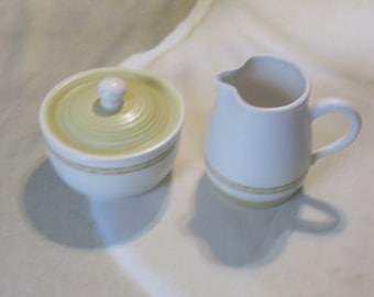 フランシスカン ハシエンダ ゴールド クリーマー＆シュガーボウル＆蓋