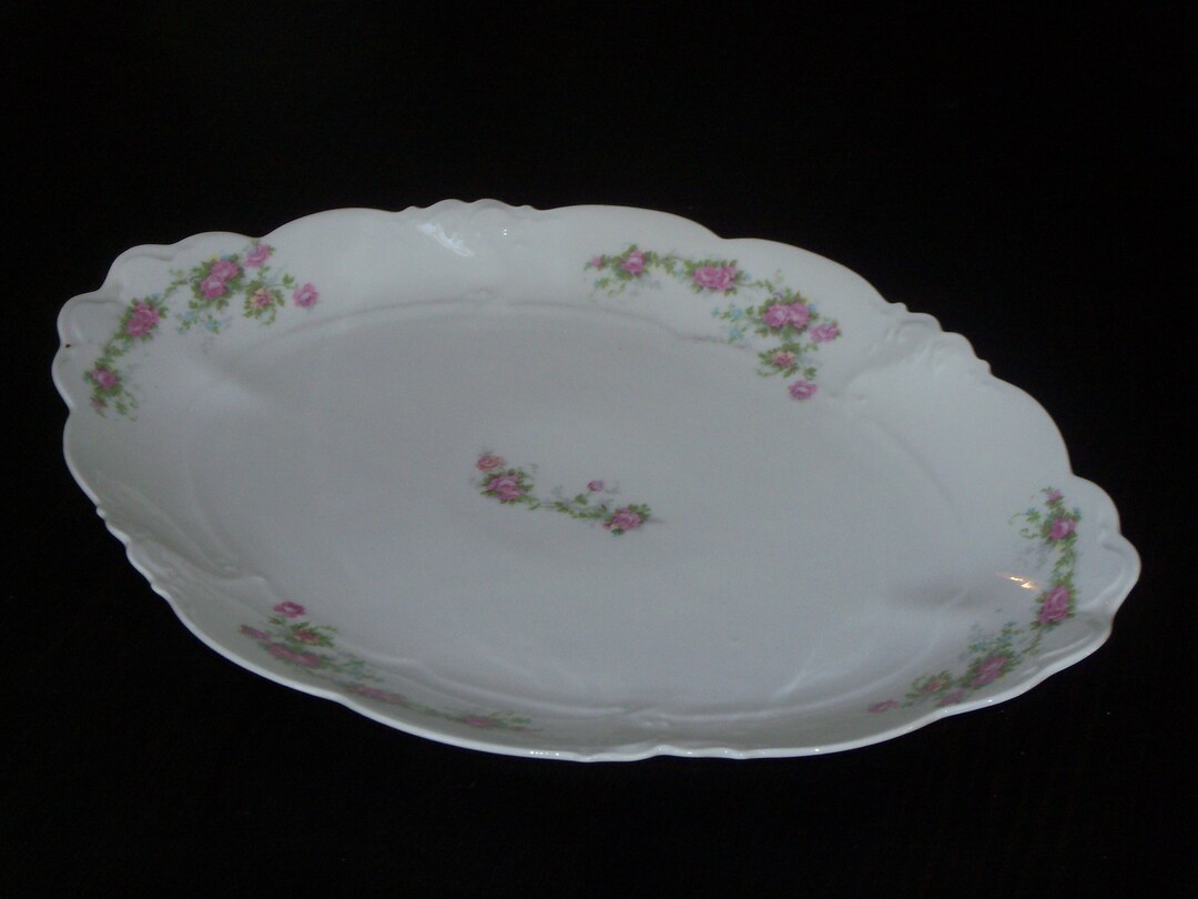 New Habsburg Austria China 10 X 15 Inch Oval Serving Platter Etsy