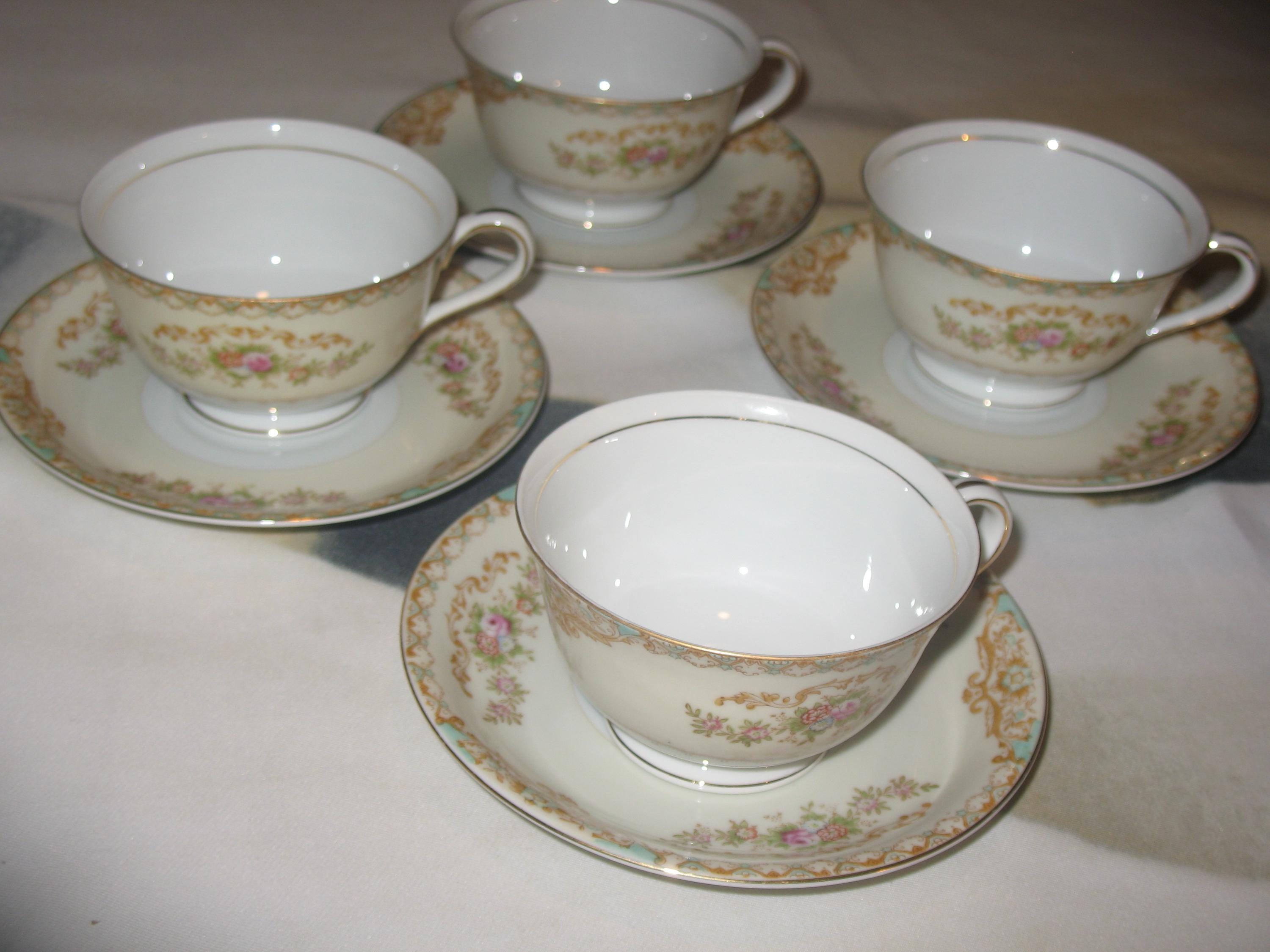 Jyoto China ヴィンテージ食器6点 Vintage Jyoto China Japan Fairmont Pattern Ceramic Dinner Set Made