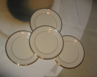 4er Set Lenox Eternal 6 3/8 Zoll Brot und Butter Teller Dimension Collection