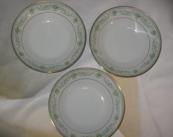 Juego de 3 cuencos para salsa de frutas (bayas) de la marca Contemporary by Noritake Spring Meadow, de 14 cm (5 1/2").