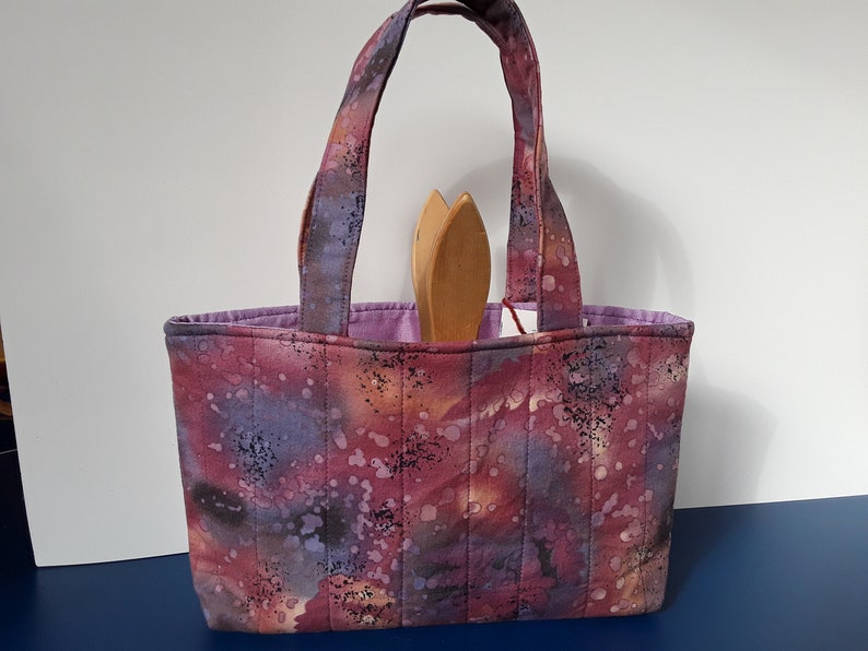Purple Hand Carder Bag