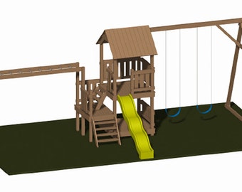 Digital Download: Ultimate Play Center Woodworking Plan