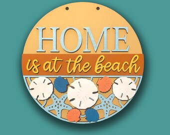 Home is at the Beach Sign