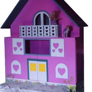 Digital Download: Doll House (Twin Size) Bed Woodworking Plan