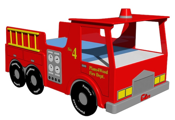 fire truck twin bed