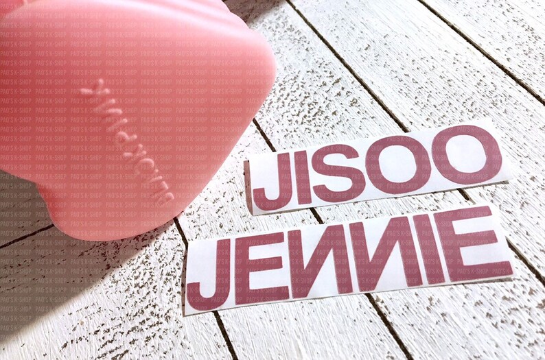 blackpink lightstick decal sticker vinyl set kpop etsy