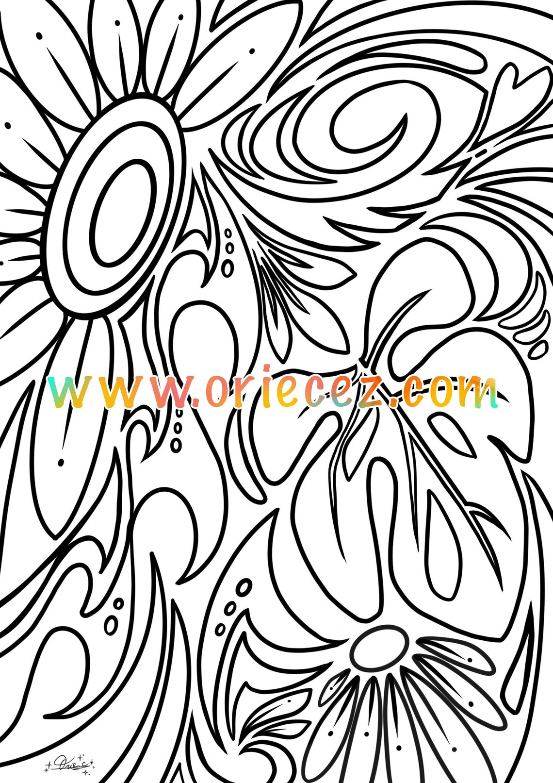 Coloribg Sheet.pdf Coloring Sheet / Digital Download / PDF - Etsy