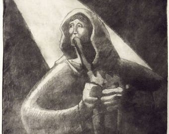 Mary Devouring Her Son - Original 9.75"x14" Etching / Aquatint Print