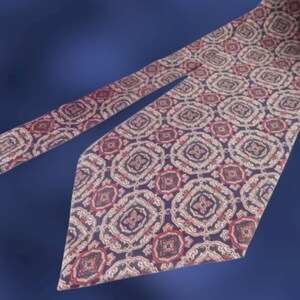 Mens Neck Tie Designer Henri Christian Black and Gold Geometric All Silk Necktie Vintage HC Mens Business Formal Accessory Neckwear