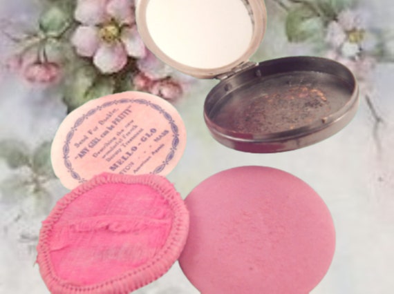 Rouge Compact Mello Glo Cosmetics Powder Case Van… - image 3