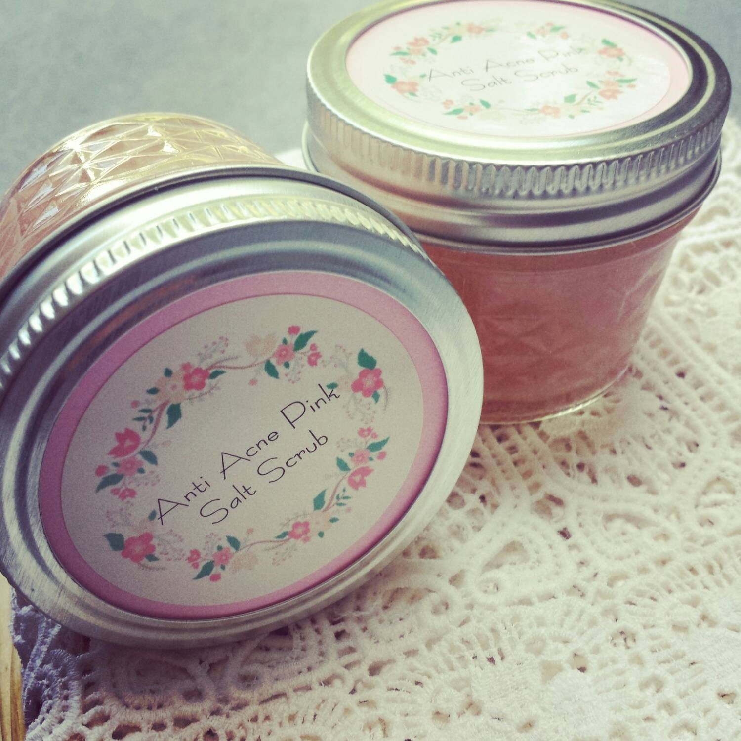 Acne Face Scrub Anti Acne Breakouts Dead Sea Salt Body Etsy