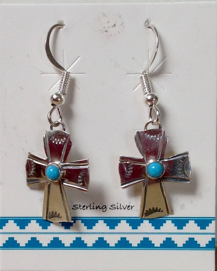 Native American Womens Navajo Turquoise Ring Size 5 Wilson P 4-Stone Zuni Wow