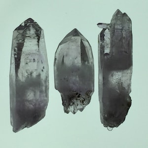 3 Vera Cruz Amethyst Crystals 40mm, Clear Purple Amethyst Crystal Points, Raw Crystals & Stones, Gemstones, Rocks and Minerals