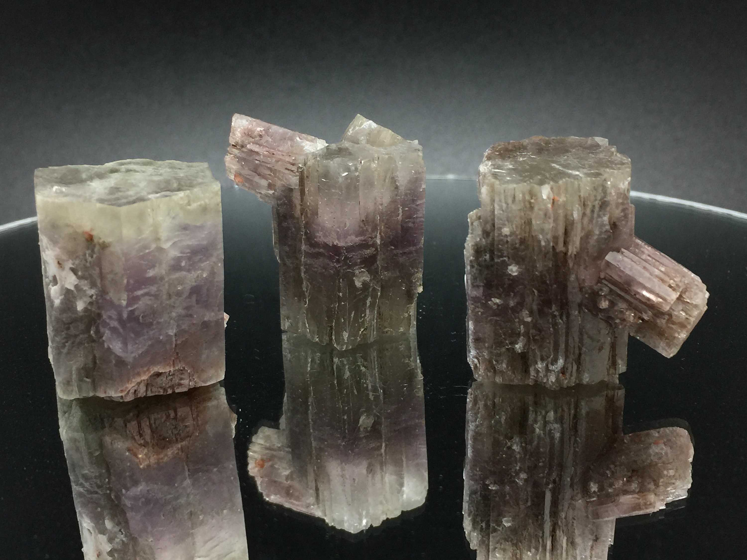 3 Purple Aragonite Crystals From Spain, Rare Spanish Aragonite ...