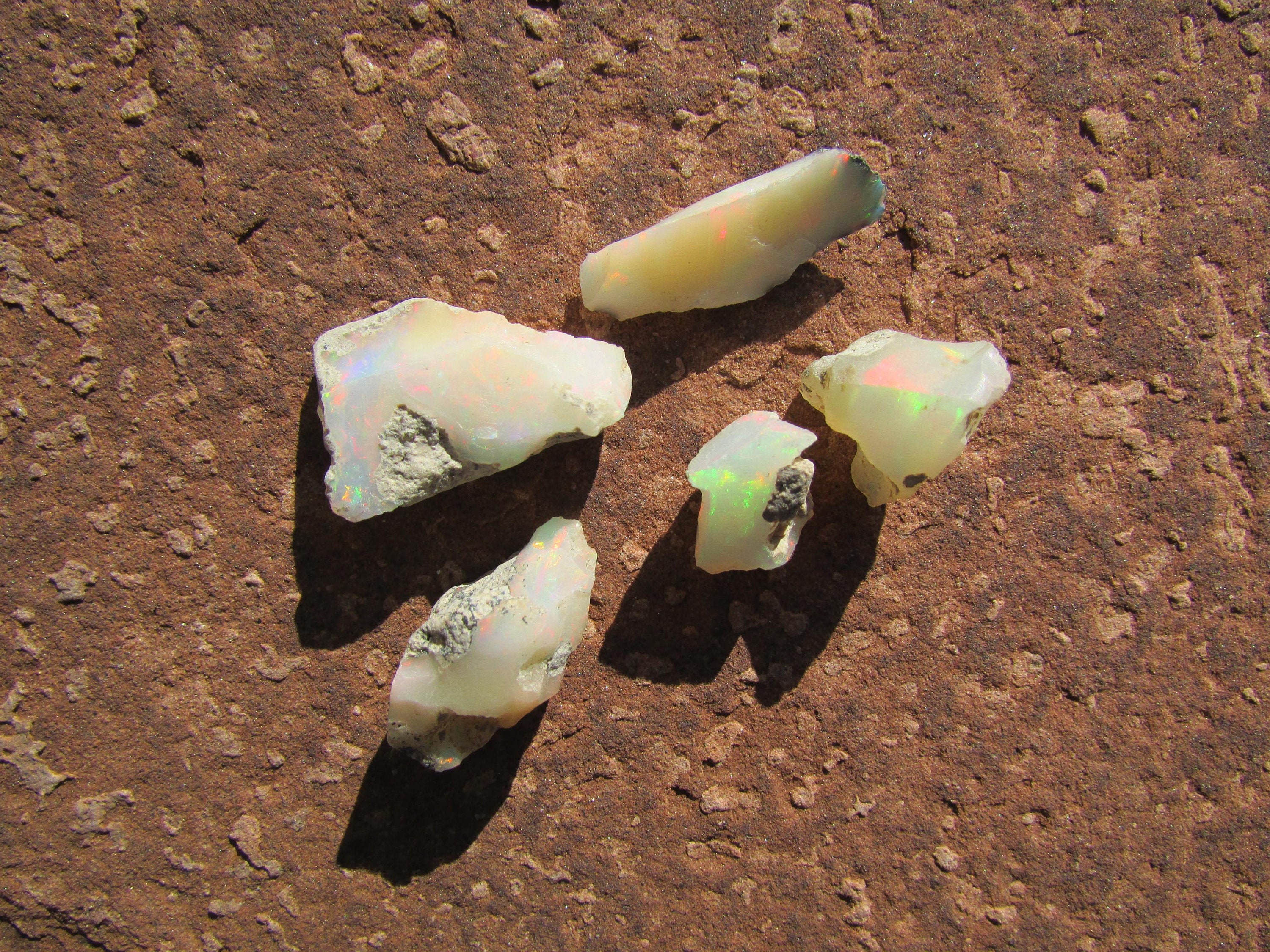 5 Raw Opal Stones Bulk Lot 4.9 Gram Ethiopische Welo Opaal in | Etsy