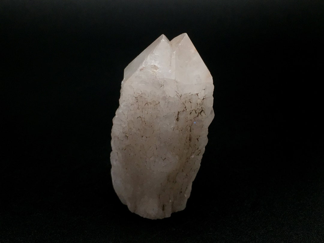 Candle Quartz Crystal Double Point 2.5 Inch Standing Crystal, Pineapple