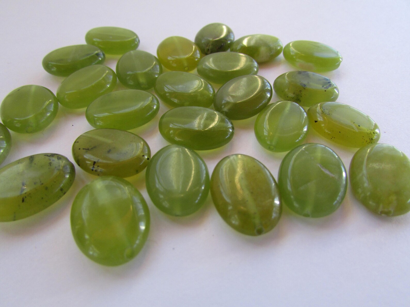 Collana Giada Naturale 10mm Collana Lunga In Giada Naturale Verde - Foto 6