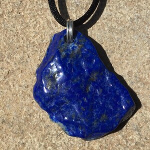 Pendentif afghane en lapis-lazuli - Merveilles de Kaboul