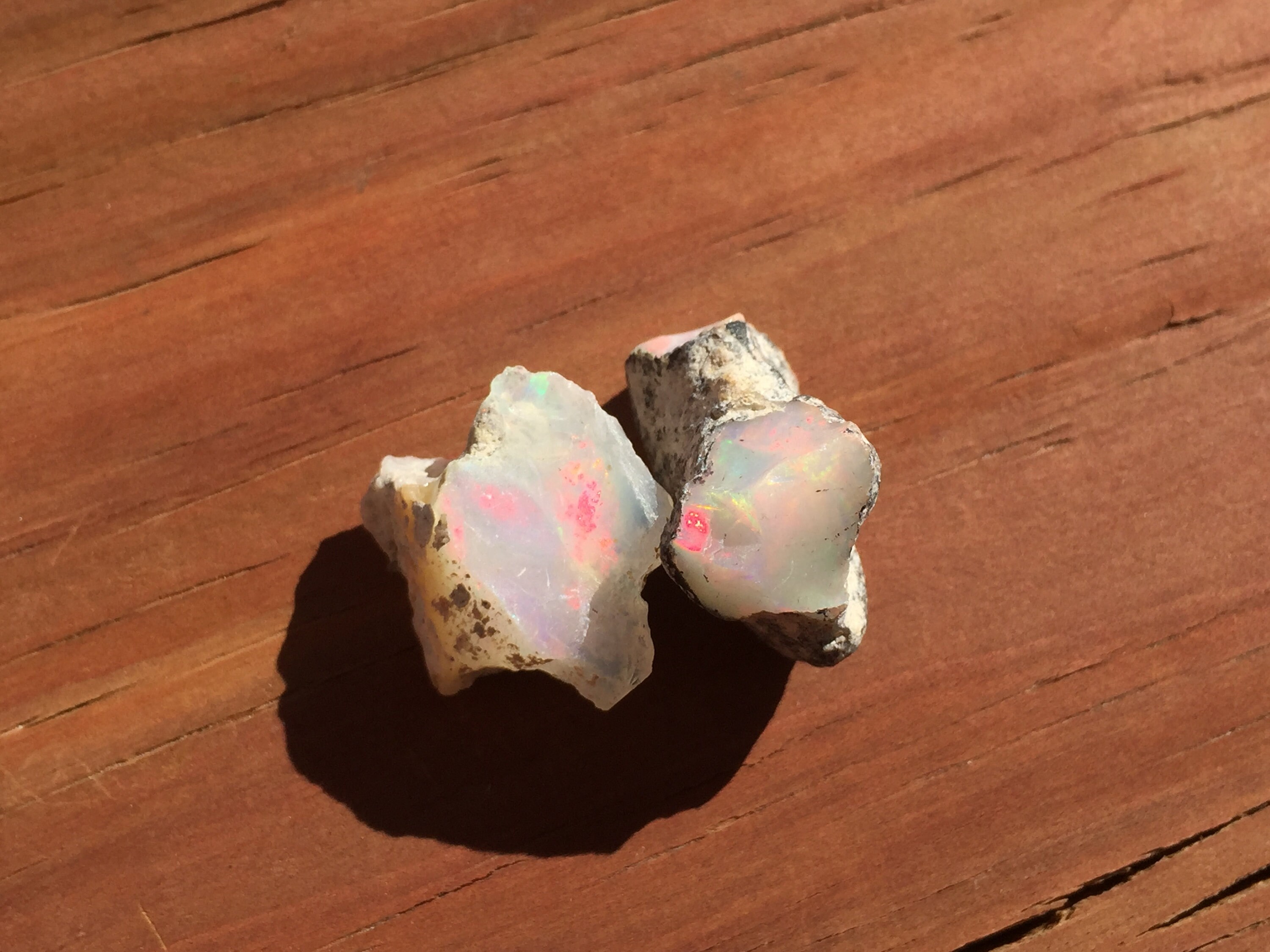 2 Raw Opal Stones 4.7 Grams Ethiopian Opal in Matrix Rough | Etsy